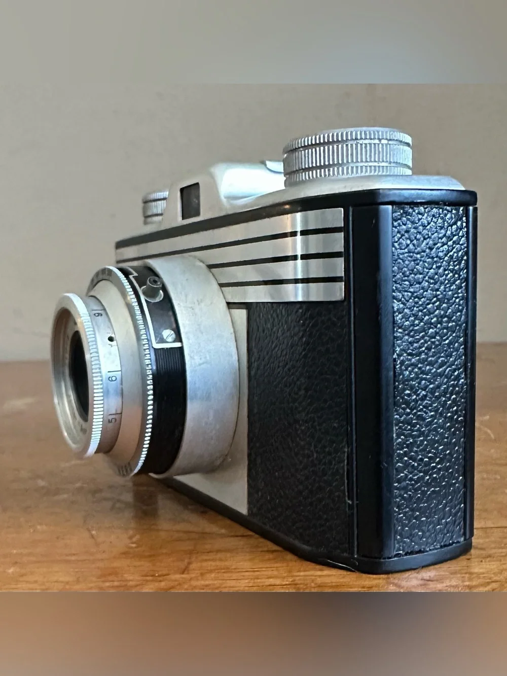 Iloca Quick-A 35mm Film Anastigmat V 45mm f/3.5 Vero Lens Camera w/Case Germany